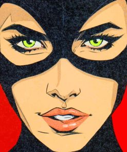 Cat Woman painting by numbers