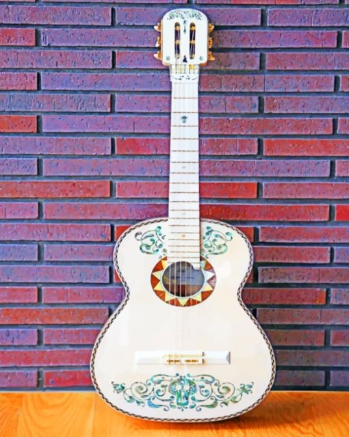 Coco Guitar paint by numbers