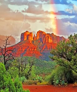 Coconino National Forest paint by numbers