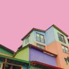 Colorful Colombian Buildings paint by numbers
