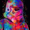 Star Wars Stormtrooper painting by numbers