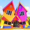Colorful Creative House paint by numbers