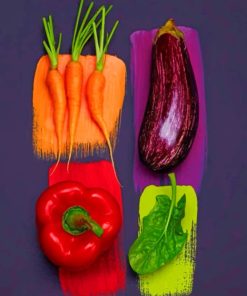 Colorful Vegetables Colorful Vegetables painting by numbers