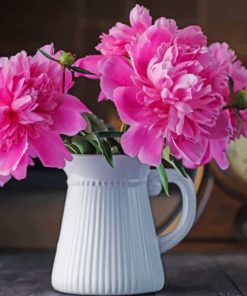 Common Peony painting by numbers