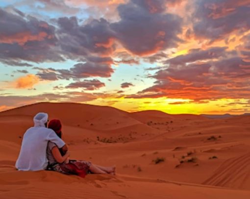 A Couple In The Sahara paint by numbers