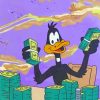 Daffy Duck With Money paint by numbers