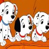 Disney painting by numbers Dalmatians