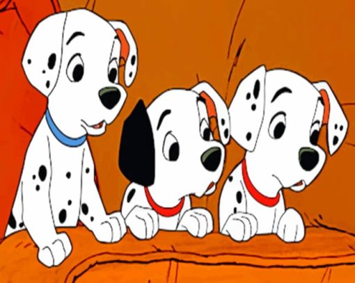 Disney painting by numbers Dalmatians
