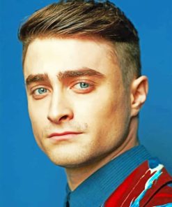 Daniel Radcliffe Hairstyle paint by numbers