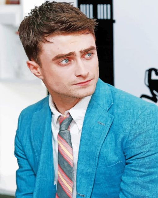Daniel Radcliffe paint by numbers