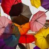 Mixed Colorful Umbrellas paint by numbers