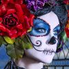 Day Of The Dead Mask paint by numbers