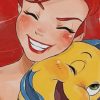 Disney Ariel And Polochon painting by numbers