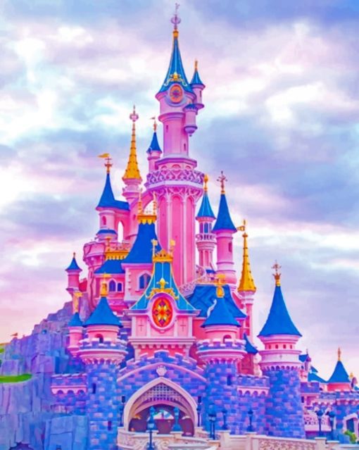 Disney Land Paris painting by numbers