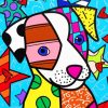 Dog Colors painting by numbers