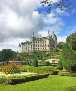 Dunrobin Castle paint by numbers