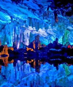 Reed Flute Cave Painting by numbers