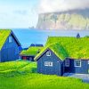 Faroe Islands Houses paint by numbers