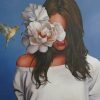Girl With Amy Judd Flower painting by numbers