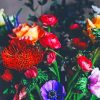 Colorful Collection Of Flowers paint by numbers