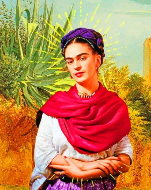 Frida Kahlo paint by numbers