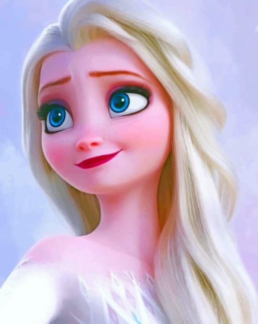 Frozen Elza paint by numbers