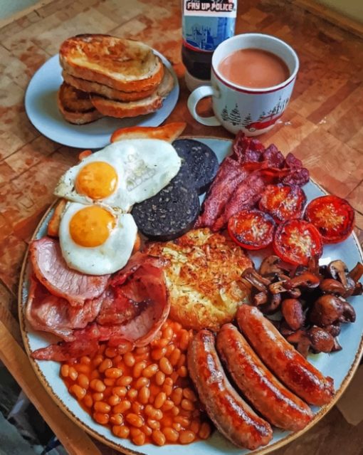 Full English Breakfast painting by numbers