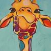 Funny Giraffe painting by numbers