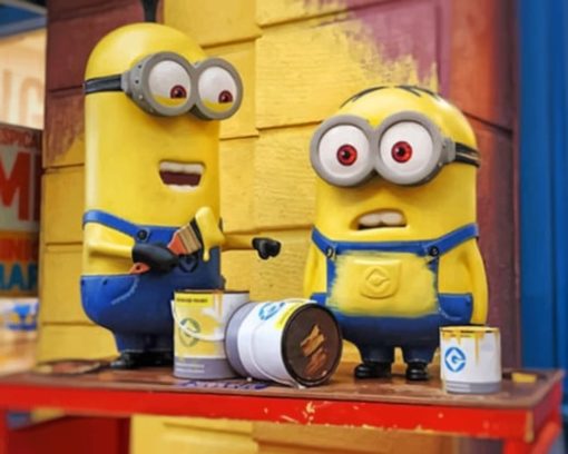 Minions Having Fun paint by numbers