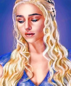 Game Of Throne Emilia Hair paint by numbers