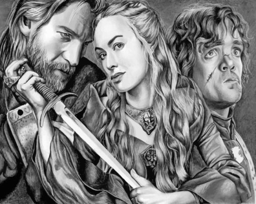 Game Of Thrones painting by numbers