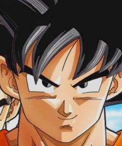 Goku Smiling Close Up paint by numbers