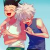 Gon And Killua Laughing painting by numbers