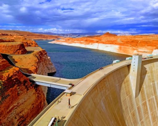 Glen Canyon National Recreation Area painting by numbers