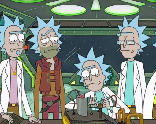 Group Of Ricks paint by numbers
