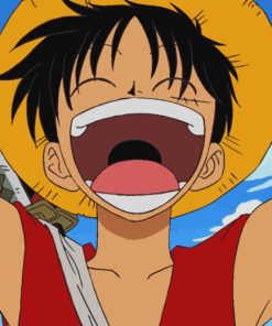 Happy Luffy Anime painting by numbers