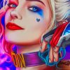 Harley Queen Poster painting by numbers