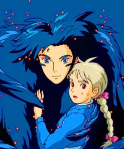 Howls Moving Castle Anime paint by numbers