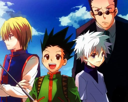 Hunter X Hunter Main Characters paint by numbers