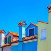 Burano's Colorful Buildings paint by numbers
