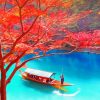 Japan Lake painting by numbers