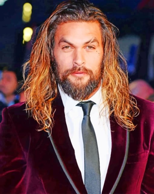 Jason Momoa paint by numbers