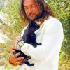 Jason Momoa With Cat paint by numbers