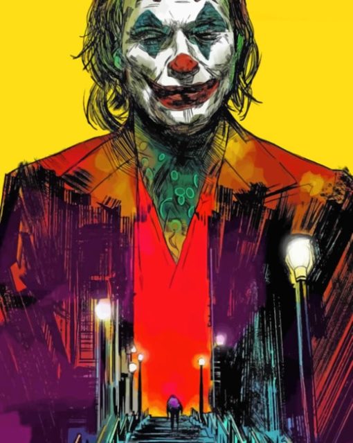Joker Art Work painting by numbers