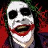 Joker Laughing paint by numbers