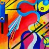 Kandinsky Freudian Slip painting by numbers