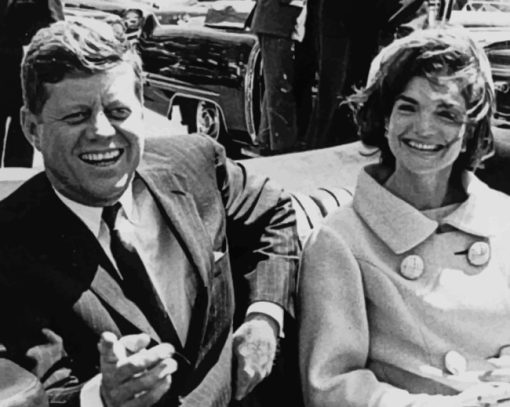 Kennedy And His Wife paint by numbers