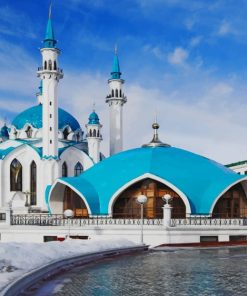 Kul Sharif Mosque Kazan paint by numbers