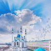 Kul Sharif Mosque Russia paint by numbers