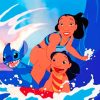 Lilo Stitch painting by numbers